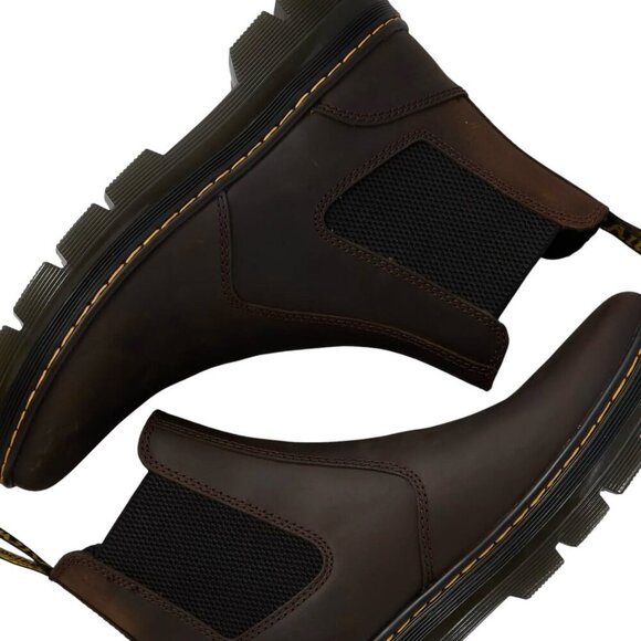 Dr. Martens Embury Leather Chelsea Boot Size 10 Men/ 11 Women Brown Streetwear - Picture 2 of 4